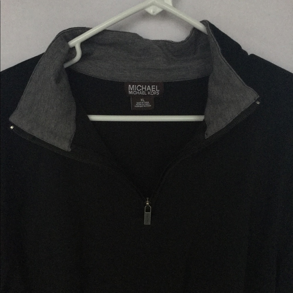 Michael Kors  XL Long Sleeve Sweater Quarter Zip